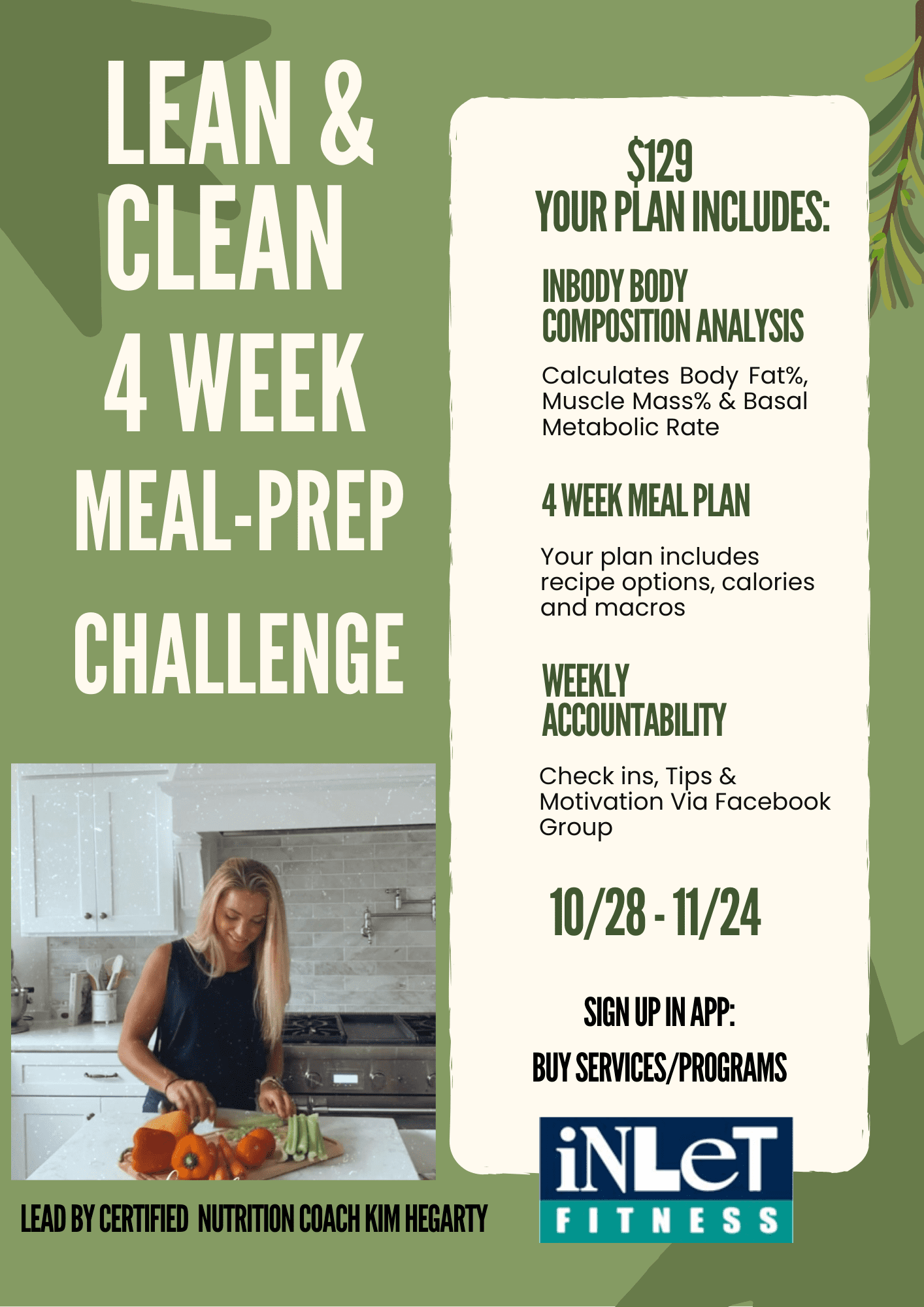 Lean & Clean Meal Prep Challenge | Gyms Near Me | iNLeT